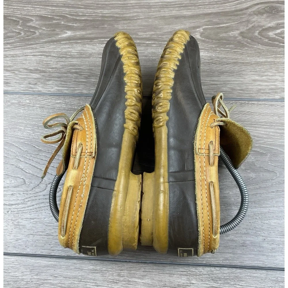 LL Bean‎ Women's Maine Hunting Shoe Duck Gumsole Brown Size 7 N